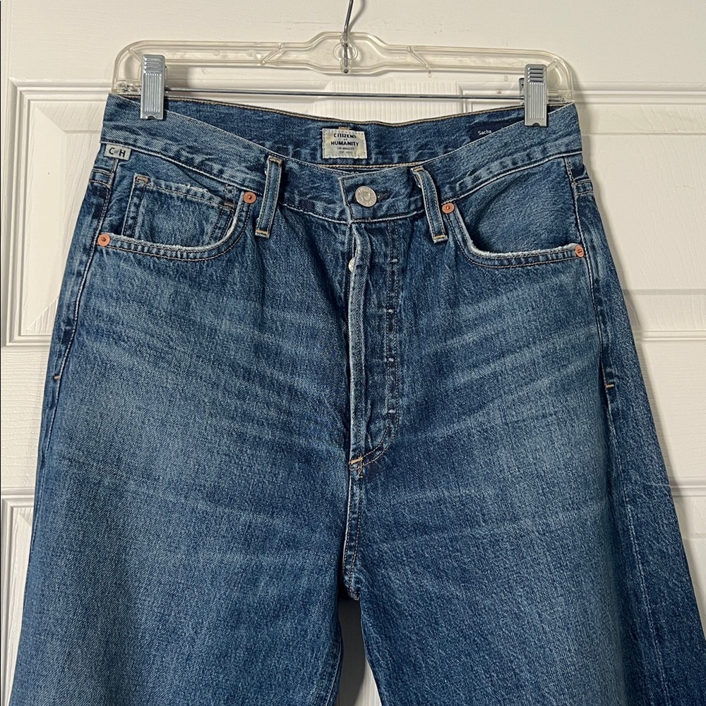 Citizens Of Humanity Sacha High Rise Wide Leg Jeans - Picture 2 of 4